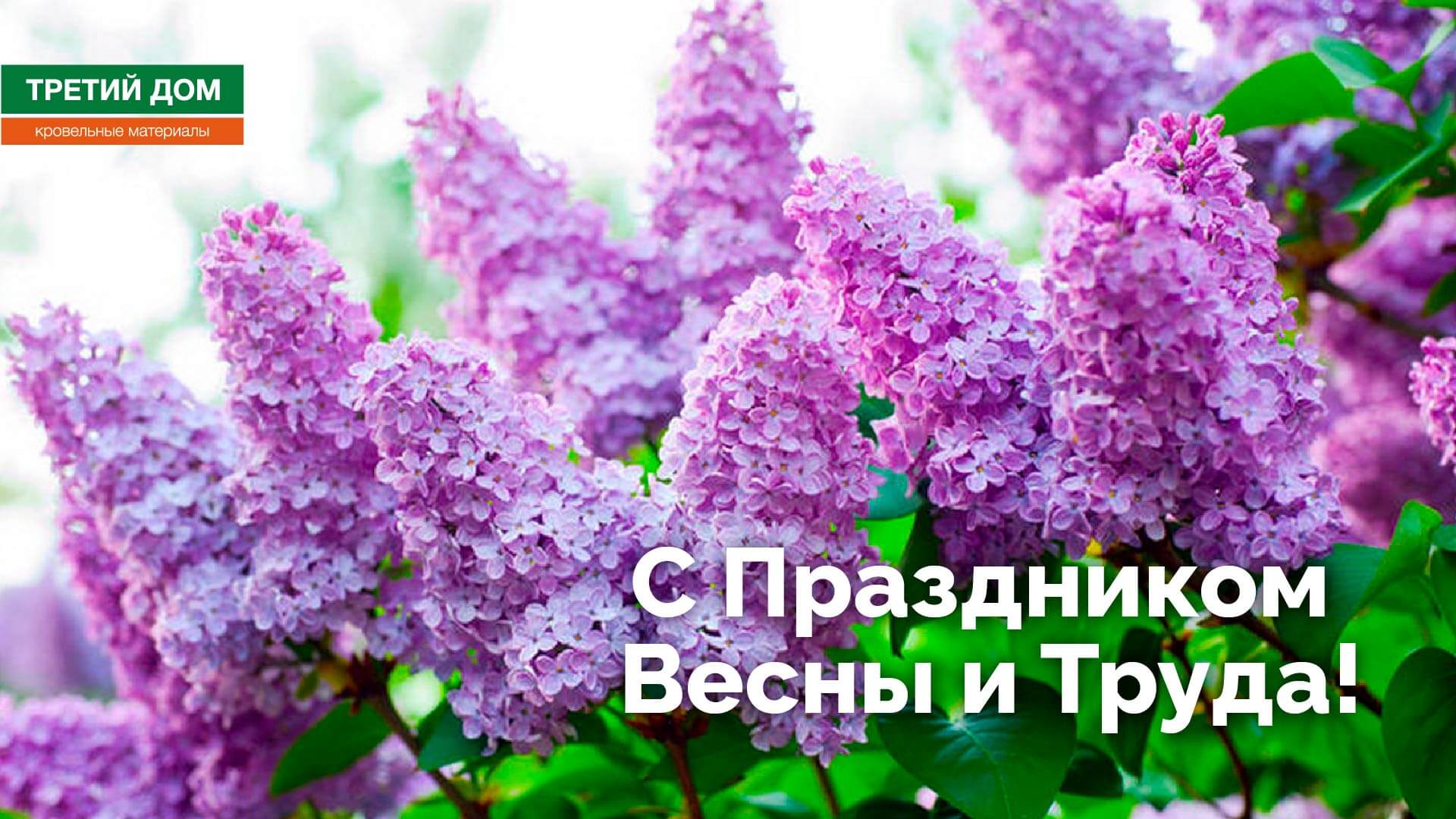 Поздравляем с праздником 1 мая!